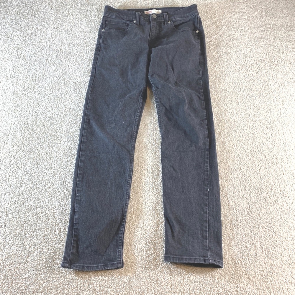 Signature by Levi Strauss Slim Jeans Mens 28x30 Black Denim Pants